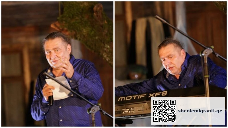ქართველი მუსიკოსი პიანინოსთან ამერიკაში კონცერტის დროს