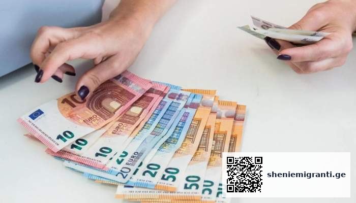 ევროპის რუკა ქვეყნების ხელფასების სტატისტიკით